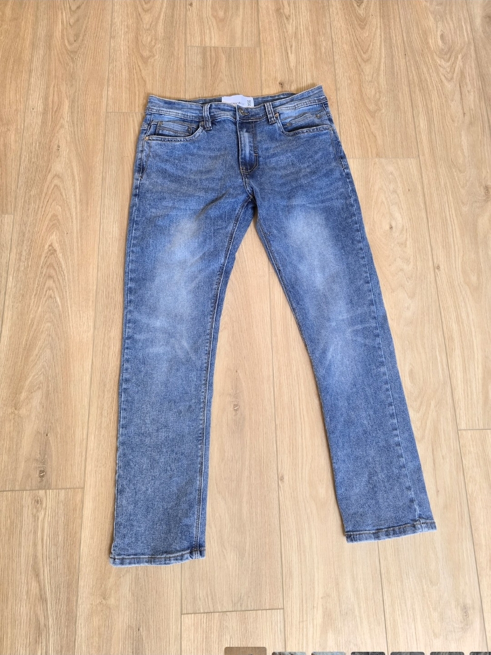 Paper Denim & Cloth Slim Straight Blue Jeans 32 X 30